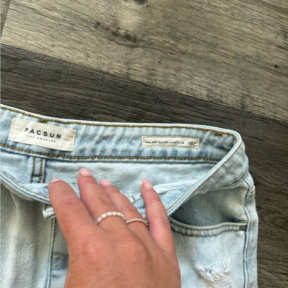 WOMENS PAC SUN JEAN SHORTS SIZE 28 - Picture 4 of 4